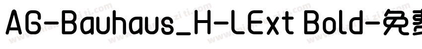 AG-Bauhaus_H-LExt Bold字体转换